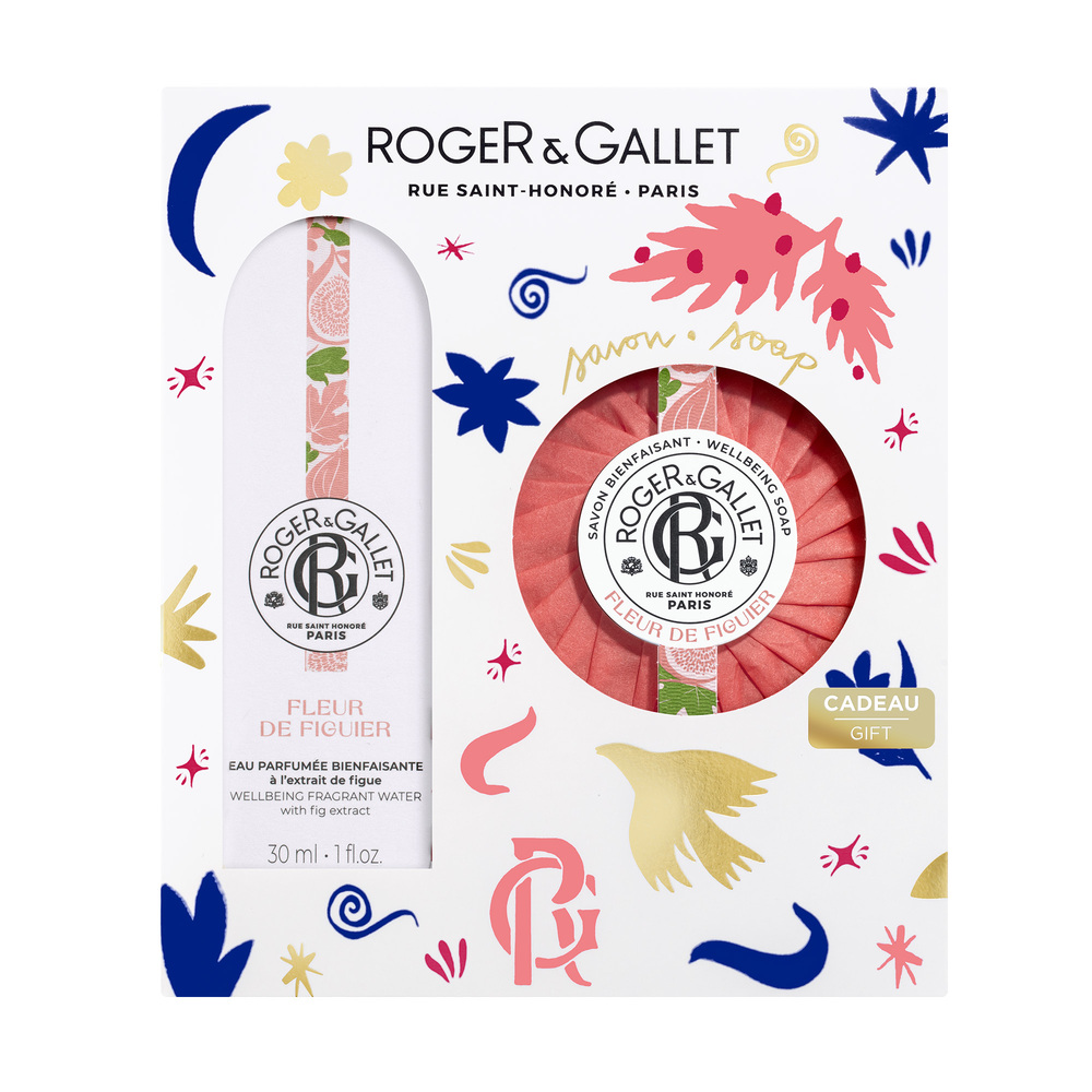 ROGER & GALLET - PROMO PACK FLEUR DE FIGUIER Eau Parfumee Bienfaisante - 30ml ΜΕ ΔΩΡΟ Savon Bienfaisant - 100gr